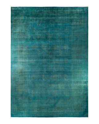 Fine Vibrance, One-of-a-Kind Handmade Area Rug - Blue, 17' 9" x 12' 4" - Solo Rugs