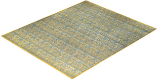 Traditional Mogul Green Wool Area Rug 12' 2" x 15' 0" - Solo Rugs
