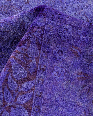 Fine Vibrance, One-of-a-Kind Handmade Area Rug - Purple, 15' 6" x 11' 4" - Solo Rugs