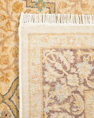 Traditional Mogul Ivory Wool Area Rug 3' 2" x 4' 10" - Solo Rugs