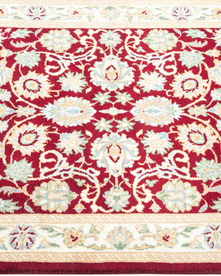 Traditional Mogul Red Wool Area Rug 2' 2" x 3' 2" - Solo Rugs