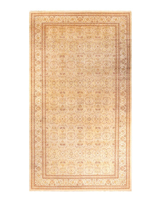 Traditional Mogul Ivory Wool Runner 9' 0" x 16' 2" - Solo Rugs