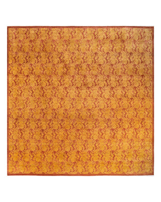 Traditional Mogul Pink Wool Area Rug 10' 2" x 10' 4" - Solo Rugs