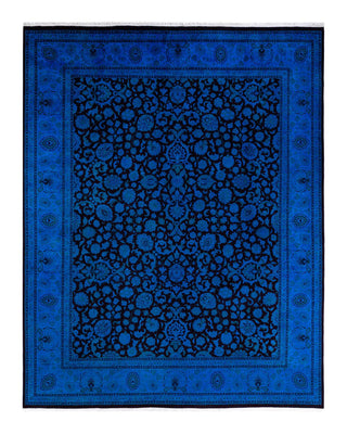 Contemporary Fine Vibrance Red Wool Area Rug 8' 2" x 10' 4" - Solo Rugs