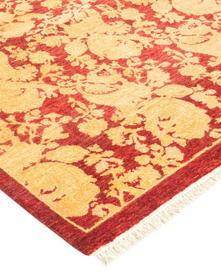 Traditional Mogul Red Wool Area Rug 3' 2" x 5' 3" - Solo Rugs