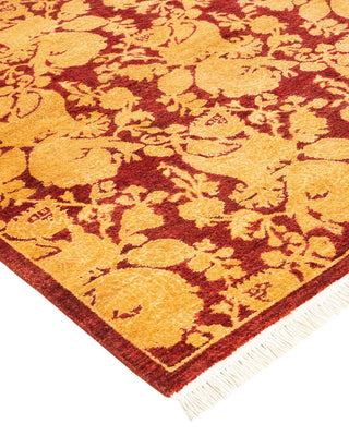 Traditional Mogul Red Wool Area Rug 2' 8" x 6' 1" - Solo Rugs