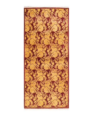 Traditional Mogul Red Wool Area Rug 2' 8" x 6' 1" - Solo Rugs