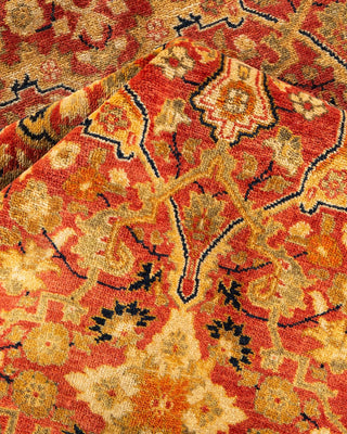 Traditional Mogul Orange Wool Runner 9' 2" x 17' 4" - Solo Rugs