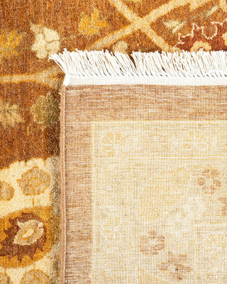 Traditional Mogul Yellow Wool Area Rug 8' 3" x 10' 2" - Solo Rugs