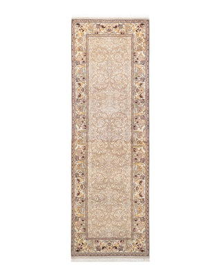 Traditional Mogul Ivory Wool Runner 2' 7" x 8' 0" - Solo Rugs