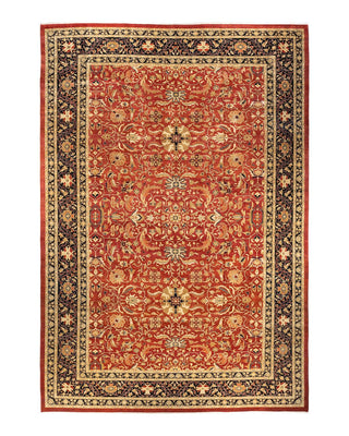 Contemporary Eclectic Orange Wool Area Rug 12' 2" x 18' 1" - Solo Rugs