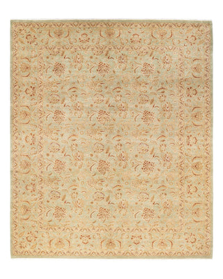 Traditional Mogul Gray Wool Area Rug 8' 2" x 10' 1" - Solo Rugs