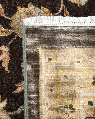 Traditional Mogul Green Wool Area Rug 9' 1" x 12' 2" - Solo Rugs