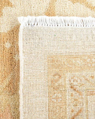 Contemporary Eclectic Ivory Wool Area Rug 11' 10" x 17' 8" - Solo Rugs