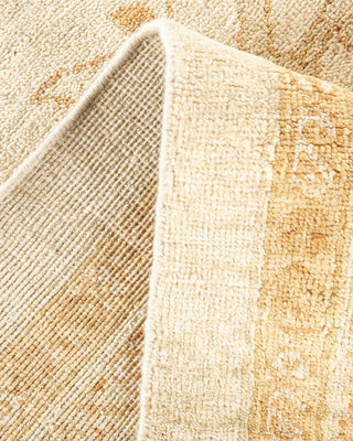 Contemporary Eclectic Ivory Wool Area Rug 11' 10" x 17' 8" - Solo Rugs