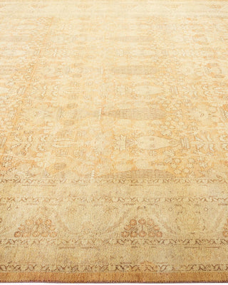 Traditional Mogul Brown Wool Area Rug 8' 1" x 10' 2" - Solo Rugs