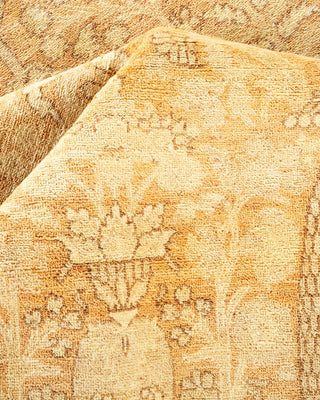 Traditional Mogul Brown Wool Area Rug 8' 1" x 10' 2" - Solo Rugs