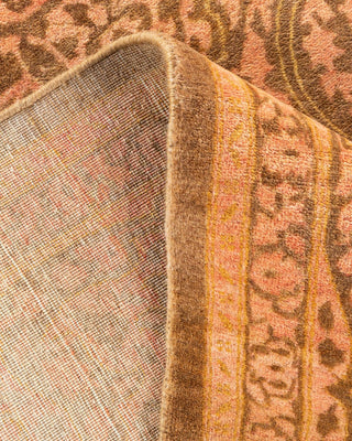 Traditional Mogul Yellow Wool Area Rug 6' 3" x 9' 3" - Solo Rugs