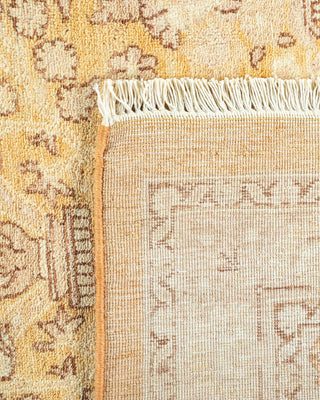 Traditional Mogul Beige Wool Area Rug 8' 1" x 10' 1" - Solo Rugs