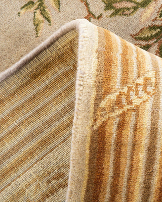 Traditional Mogul Ivory Wool Area Rug 8' 2" x 10' 6" - Solo Rugs