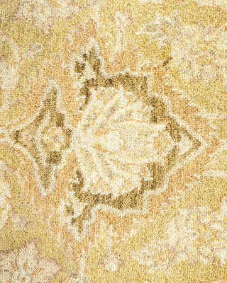 Traditional Mogul Green Wool Area Rug 8' 2" x 10' 1" - Solo Rugs