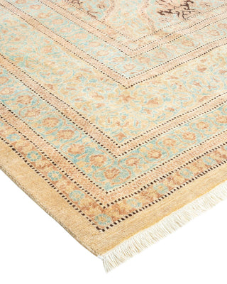 Traditional Mogul Ivory Wool Area Rug 8' 3" x 10' 8" - Solo Rugs
