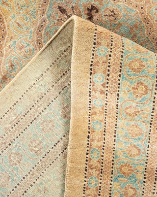 Traditional Mogul Ivory Wool Area Rug 8' 3" x 10' 8" - Solo Rugs