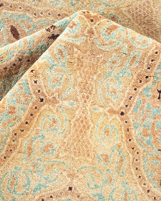 Traditional Mogul Ivory Wool Area Rug 8' 3" x 10' 8" - Solo Rugs