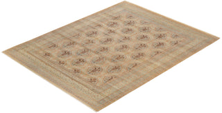 Traditional Mogul Ivory Wool Area Rug 8' 3" x 10' 8" - Solo Rugs