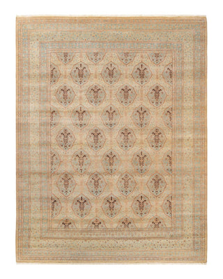 Traditional Mogul Ivory Wool Area Rug 8' 3" x 10' 8" - Solo Rugs