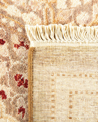 Traditional Mogul Brown Wool Area Rug 8' 3" x 9' 10" - Solo Rugs