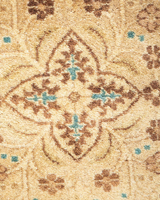 Traditional Mogul Brown Wool Area Rug 8' 6" x 10' 4" - Solo Rugs