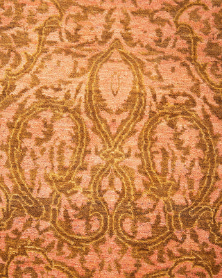 Traditional Mogul Yellow Wool Area Rug 8' 2" x 10' 4" - Solo Rugs