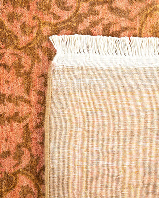 Traditional Mogul Yellow Wool Area Rug 8' 2" x 10' 4" - Solo Rugs