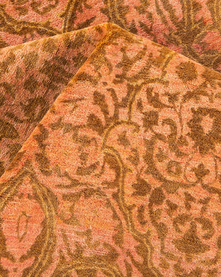 Traditional Mogul Yellow Wool Area Rug 8' 2" x 10' 4" - Solo Rugs