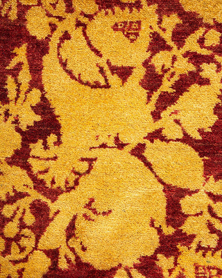 Traditional Mogul Red Wool Area Rug 6' 2" x 8' 9" - Solo Rugs