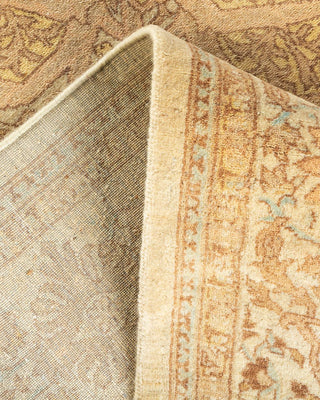 Traditional Mogul Ivory Wool Area Rug 6' 1" x 9' 5" - Solo Rugs