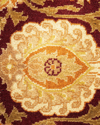 Traditional Mogul Red Wool Area Rug 8' 2" x 10' 0" - Solo Rugs