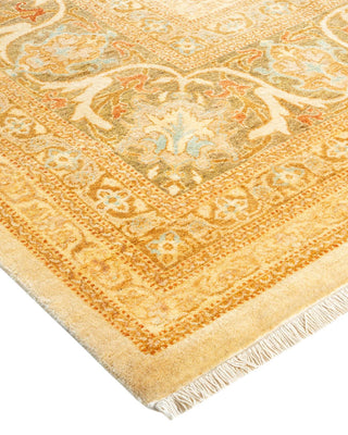 Traditional Mogul Ivory Wool Area Rug 8' 1" x 10' 4" - Solo Rugs