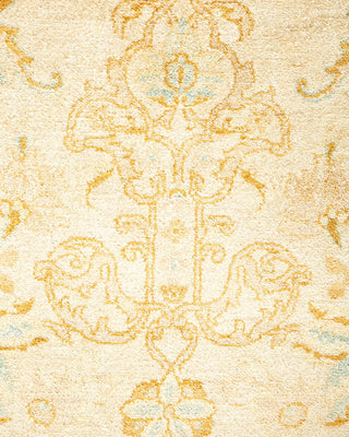 Traditional Mogul Ivory Wool Area Rug 8' 1" x 10' 4" - Solo Rugs