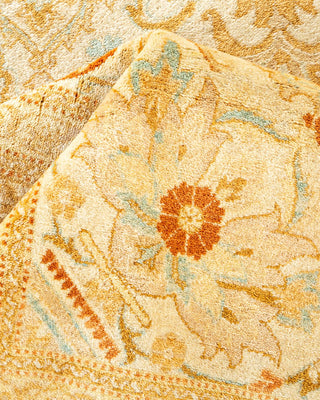 Traditional Mogul Ivory Wool Area Rug 8' 1" x 10' 4" - Solo Rugs