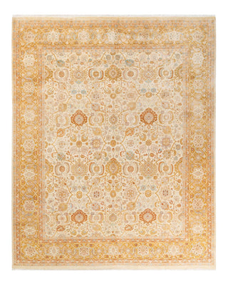 Traditional Mogul Ivory Wool Area Rug 8' 3" x 10' 1" - Solo Rugs