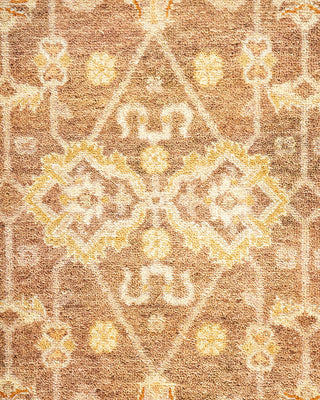 Traditional Mogul Green Wool Area Rug 8' 3" x 10' 5" - Solo Rugs