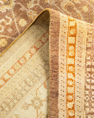 Traditional Mogul Green Wool Area Rug 8' 3" x 10' 5" - Solo Rugs