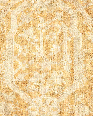 Traditional Mogul Brown Wool Area Rug 8' 1" x 10' 7" - Solo Rugs
