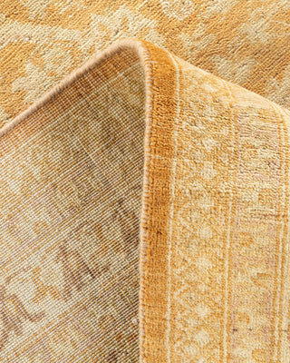 Traditional Mogul Brown Wool Area Rug 8' 1" x 10' 7" - Solo Rugs