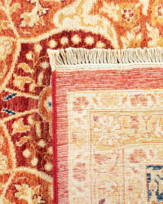 Traditional Mogul Red Wool Area Rug 8' 2" x 10' 7" - Solo Rugs