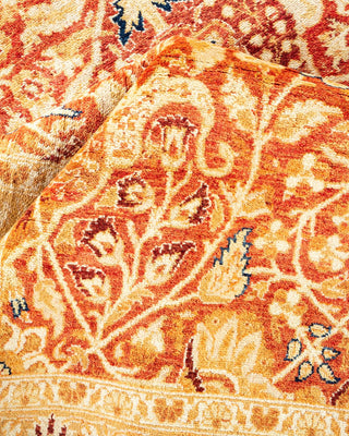 Traditional Mogul Red Wool Area Rug 8' 2" x 10' 7" - Solo Rugs