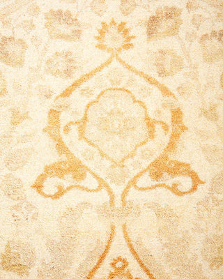 Traditional Mogul Ivory Wool Area Rug 8' 0" x 10' 5" - Solo Rugs