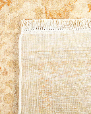 Traditional Mogul Ivory Wool Area Rug 8' 0" x 10' 5" - Solo Rugs